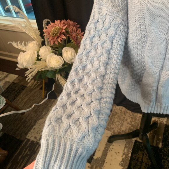 Woven Heart Sweater (NWT) XL - Picture 2 of 6